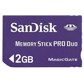 SanDisk MemoryStick Pro Duo 2GB SDMSPD-2048-J61