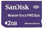 SanDisk MemoryStick Pro Duo 2GB SDMSPD-2048-J61
