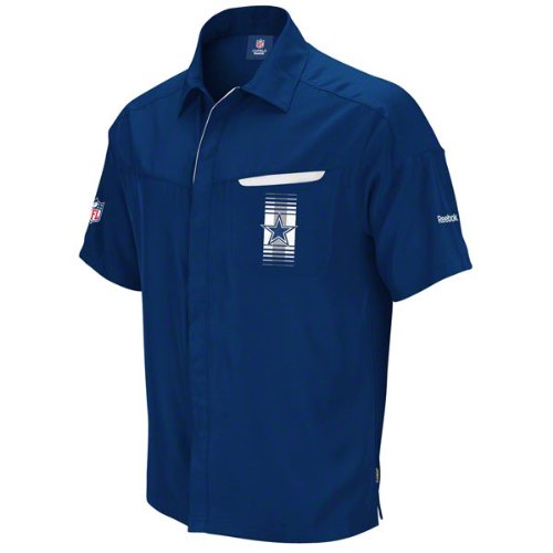 Dallas Cowboys Navy 2011 Sideline Snap Down Shirt