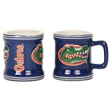 NCAA Ceramic Handled 2oz Full Color Shot Glasses 2 Pack - Florida Gators