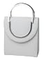 Evening Bag (D 10829) (White (Gold Handles))