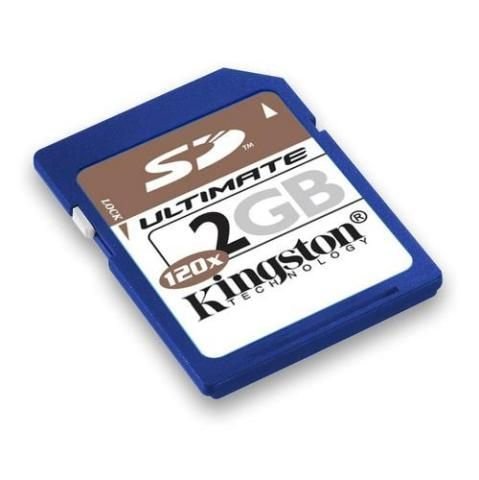 Kingston Technology 2 GB SecureDigital Ultimate Memory Card (SD/2GB-U, Retail Package)