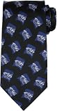 Duke Tie Duke University Black Necktie with Blue Devil Logo