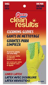Quickie Clean Results Cleaning Gloves, Small, Set of 2