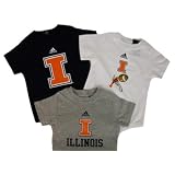 Infant Illinois Fighting Illini Navy Blue, White & Ash 3-Pack Creeper Set - 24M