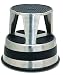Cramer 1002-00 Kik Step Rolling Step Stool Premium Grade Stainless Steel