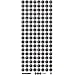 Ek Success Mini Tag Types Letter/Number Stickers, Black