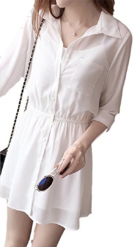 スリーピース スカート ブラウス シャツ カットソー キャミソール ショートパンツ シフォンドレス レディースファッション カジュアル 大きいサイズ シンプル 春夏物 美脚 スリム AT1674