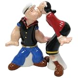 Westland Giftware Popeye Magnetic Popeye and Olive Oyl Salt and Pepper Shaker Set, 4-Inch