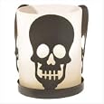 Skull Votive Candle Holder Halloween Light Candleholder