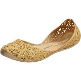 Melissa Womens Campana Zig Zag Ballerina Flat