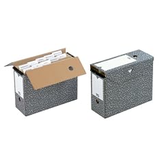 NIPS 152538124 ARCHIV-BOX f�r H�ngemappen, B 12,0 x T 33,5 x H 27,5 cm, 10er Packung, anthrazit/wei�