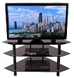 Bermuda Black Corner TV Stand - 48 Inch TV