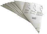 Kaiser 769226 Patisserie 6 Einweg-Spritzbeutel aus kunststoffbeschichtetem Spezialpapier