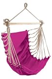 Produkt-Bild: H&auml;ngesessel H&auml;ngeschaukel H&auml;ngesitz in PINK incl. Befestigung, Feder und Wandsticker Princess im Wert von 10 Euro!