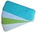 Bath Mat - Best for Tubs and Showers - Non Slip Natural Rubber - PVC and Odor FREE - Large Extra Long Bath Mat - Safe Secure and Non Skid Surface for Baby, Kids and Elderly - White, Blue, Green and Natural - Buy Your Favorite Color - Guaranteed, Natural