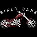 Women's T-Shirt : Biker Babe - Lady Biker Motorcycle - Embellished Rhinestones