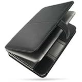 PDair - Etui en cuir pour Netbook HP 2133 - Ouverture verticale - Noir