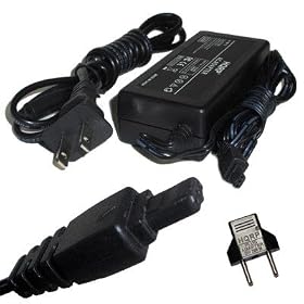 HQRP Replacement AC Adapter / Power Supply compatible with Panasonic VSK-0697 / VSK0697 plus Euro Plug Adapter
