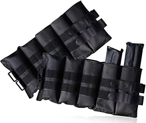 Strength Training Fitness Gym Ankle Weights Adjustable PAIR of 20 Lb Wrist Arms Legs Stamina NEW