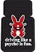 Front Floor Mats - Happy Bunny 
