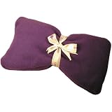 Spa Eye Pillow Purple Fleece Filled with Organic Lavender Microwavable Aromatherapy