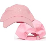 Dodge Logo Ladies Pink Embroidered Adjus Hat
