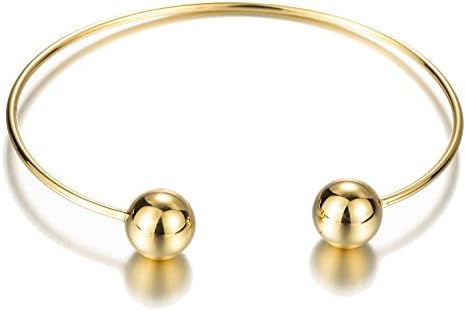 Infinite Charming Jewelry Women's Gold Tone Base Stackable Bracelet 1 pcs