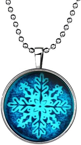 EIGA Women's Glow in the Dark Pendant Blue