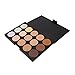 Goege Pro 15 Color Cream Concealer Palette Foundation Makeup Set Cover Speckled Freckle Face Contouring Kit