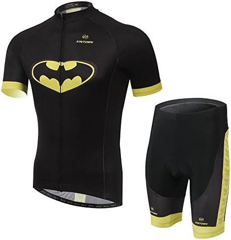 Summer Cycling Bicycle Bike Short Sleeve Jacket Jersey, 3D Padded Shorts Pants Tights Running Hiking XXXL