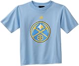 NBA Toddler Denver Nuggets Short Sleeve Tee "Primary Logo" - R4A3Ym-N (Light Blue, 3T)