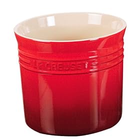 <b>Le Creuset Stoneware Large Utensil Crock, Red</b>