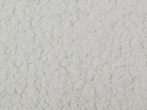 SyFabrics minky sherpa lambs wool fabric 58 inches wide White