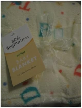 Little Beginnings Yellow Baby Blanket