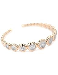 Phillips Frankel "Affair" Disc Rose Gold and Diamond Bangle