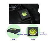 2 In 1 Hot Shoe Hotshoe Cover With Bubble Spirit Level for Nikon Canon Olympus Pentax Fuji DSLR/SLR Cameras