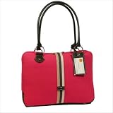 Mango Tango Canvas Portfolio Laptop Bag (Raspberry)