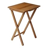 EASY - Solid Wood Folding TV / Laptop / Craft Table - Antique Pine