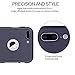 iPhone 7 Plus case,360 Degree All-around Full Body Utral thin Fit Case cover with Tempered Glass Screen Protector Ultra slim Light Weight Hard Snap-On for Apple iPhone 7 plus 5.5(NAVY BLUE)