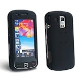 Black Rubberized Snap-On Cover Hard Case Cell Phone Protector for Samsung R ....
