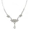 Bridal Crystal Fancy Drop Necklace