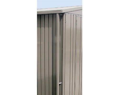  Regenfallrohr-Set für Biohort Gerätehaus Europa-silber-metallic