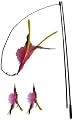 The Da Bird Value Pack Includes 1 Da Bird Pull Apart Cat Toy 2 Replacement Feathers by Go Cat Feather Toys