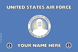 Air Force Large Mailbox Flag