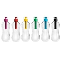 Bobble BPA Free Water Bottle Set 6 Assorted Colors, 18-Ounce