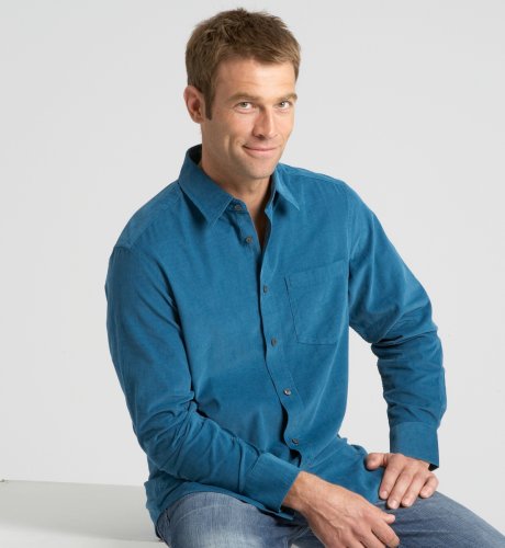 Big & Tall Blue Harbour Long Sleeve Corduroy Shirt