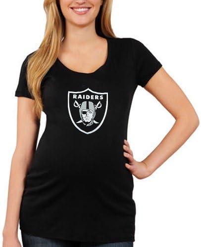 Motherhood Maternity Oakland Raiders Women' s Maternity T-Shirt (Small)