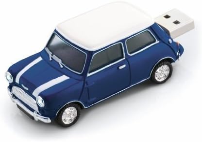 VOOEOO 16GB Mini Cooper Car USB flash pen drive memory stick Pen -Blue