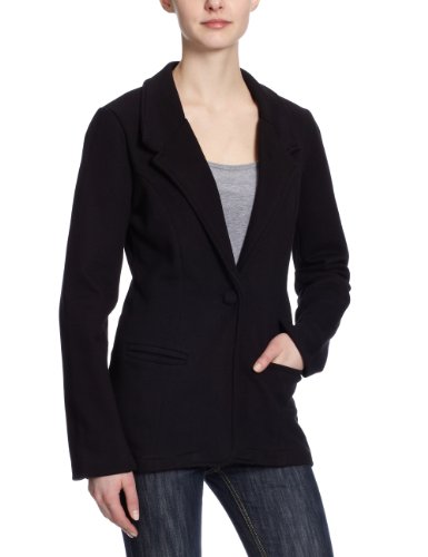 NafNaf Damen Blazer RNW2, Gr. 38 (40 FRA), Schwarz (0625 noir) Preisvergleich
